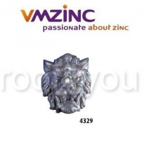 - Ornamente invelitori - Accesorii stantate: capete, VMZINC, inaltime 750 mm, Cupru: 220021902, Model 4329