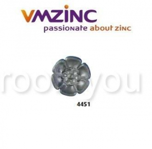 Ornamente aplicabile - Accesorii stantate: rozete, VMZINC, diametru 160 mm, Model 4451