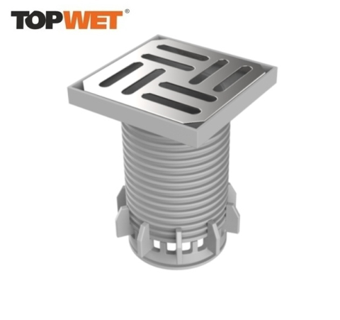 Accesorii TOPWET - Adaptor/inaltator circulabil partial perforat TOPWET, pentru receptorii de balcoane