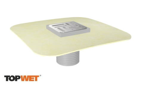 Accesorii TOPWET - Adaptor/inaltator TOPWET cu flansa integrata, pentru receptorii de balcoane