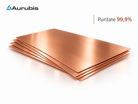 - Tabla din cupru natural - Aurubis Nordic Standard - cupru natural pentru acoperisuri si fatade
