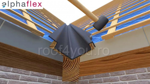 Benzi de etansare si sigilare - Banda hidroizolanta AlphaFlex EPDM, întărită cu plasă de aluminiu, pentru rosturi exterioare
