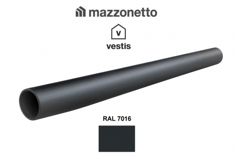 - Aluminiu prevopsit - Bara parazapada din aluminiu, Ø28 mm, L=3 m, RAL Copper