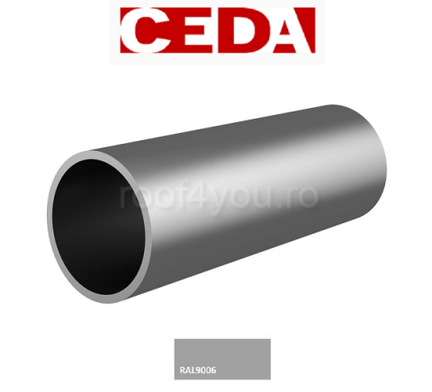 Parazapada bara din otel prevopsit, 32 mm / 120 cm, Ral 3009, CEDA [2]