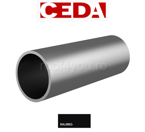 Parazapada bara din otel prevopsit, 32 mm / 120 cm, Ral 3009, CEDA [3]