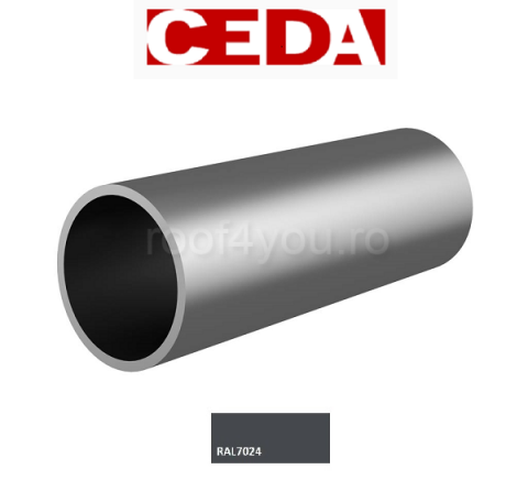 Parazapada bara din otel prevopsit, 32 mm / 120 cm, Ral 3009, CEDA [1]