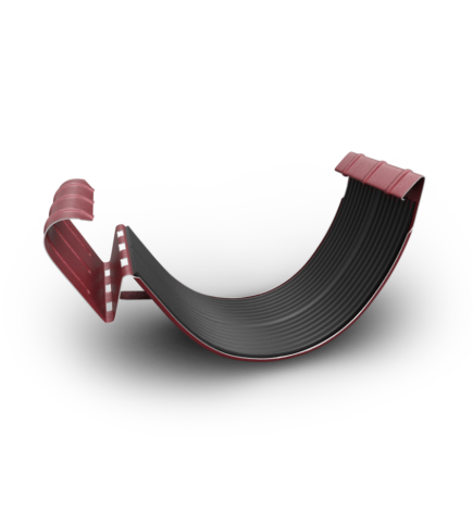 - Jgheaburi si burlane din magnezinc - Bratara jgheab, BEL PROFILE, Ø150/90, finisaj "MagneZinc", RAL Natur