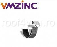 Bratara titan zinc natural pentru imbinare jgheab Ø125 [1]