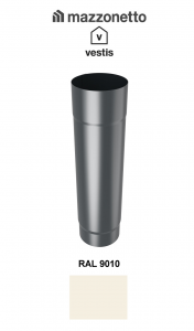 - Sisteme invelitori si fatade - Burlan rotund Ø80 ( 2-3-m), Aluminiu Mazzonetto Vestis, RAL 9010