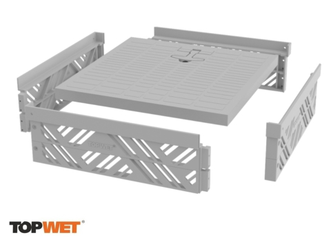Camine - Camin pentru acoperisuri verzi, neperforat