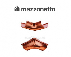 Cupru natural - Coltar exterior din cupru cu diametrul de 150mm