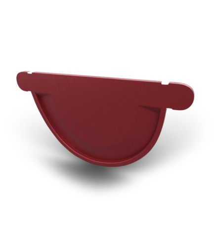 - Sisteme invelitori si fatade - Capac jgheab semicircular Ø90, Otel RainDrop Belprofile, RAL 7016
