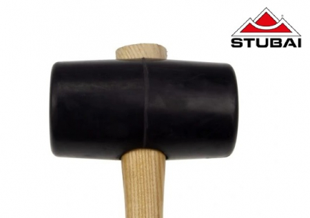 Ciocan de cauciuc cu maner de lemn [1]
