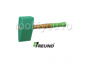 - Ciocane - Ciocan din PVC Tinman's cu maner de lemn Hickory, 85x40x150 mm, Freund