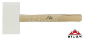 - Ciocane - Ciocan din plastic, mâner Hickory, rectangular,155x85x35