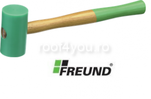 Ciocane cu cap din plastic - Ciocan din plastic rotund 60 mm Freund