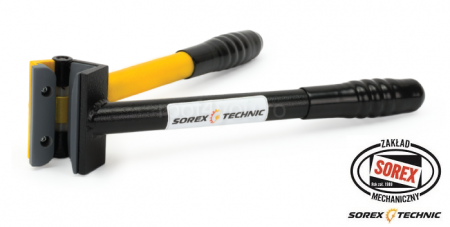 Clesti inchidere falt - Cleste cu protectie PVC pentru inchidere falt dublu, 70mm, KRP-70 Sorex