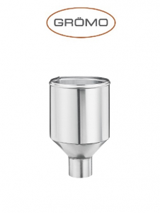 Colectoare de terasa - Colector cilindric pentru scurgere Ø80, Titan Zinc natural Gromo