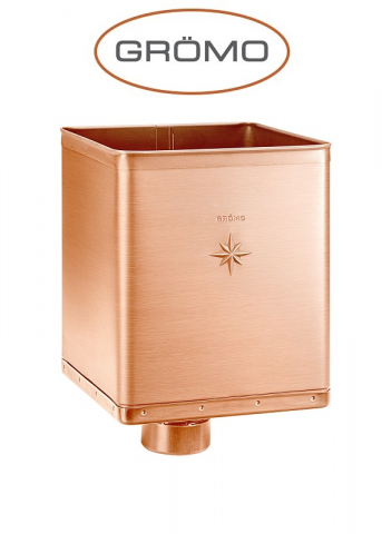 Colectoare de terasa - Colector terasa DESIGN Ø80, Cupru Gromo