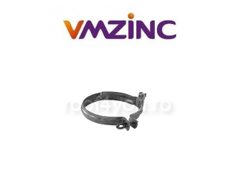 - Jgheaburi si burlane din titan zinc natural - Colier burlan din titan zinc Quartz VMZINC si diametrul de Ø100mm
