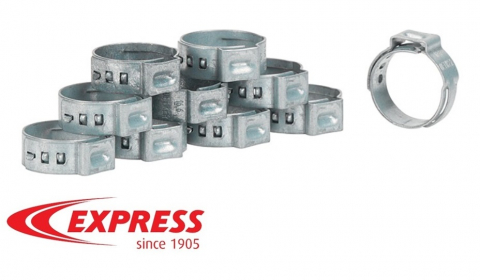 - Arzatoare pe gaz - Coliere metalice tip „ear clamp” EXPRESS 963C pentru furtun gaz – set 10 bucăți Ø 6,3 mm