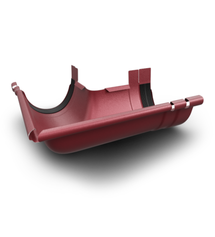 - Jgheaburi si burlane din otel prevopsit - Coltar exterior, BEL PROFILE, suprafata ”Printech” Ø150/90, RAL HairLine Copper