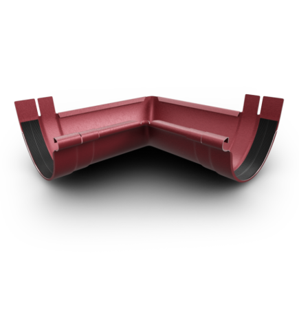 - Sisteme invelitori si fatade - Coltar interior, BEL PROFILE, suprafata ”RainDrop” (semi-mat) Ø150/90, RAL 7016