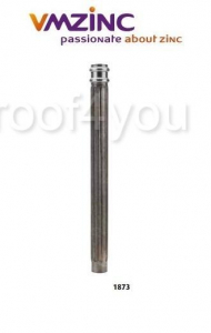 Burlane ornamentale - Conducte de apa de ploaie, VMZINC, inaltime/lungime 1000 mm, diametru 100 mm, Model 1873