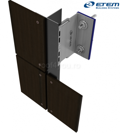 - Structuri fatade ventilate - Consola fixare, L 50x80mm, Etem