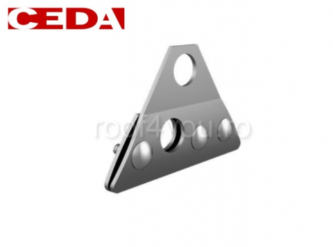 - Sisteme parazapezi - Consola parazapada dubla din aluminiu natural/prevopsit pentru tabla faltuita