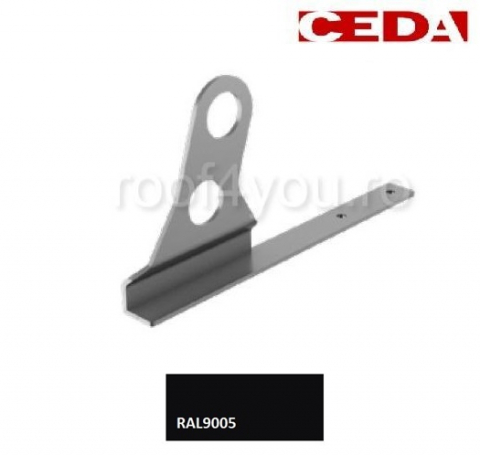 - Sistem invelitori si fatade - Consola parazapada dubla din aluminiu prevopsit  400mm, pentru acoperis plat