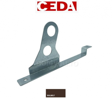 - Otel - Consola parazapada dubla din otel prevopsit pentru tigla metalica, 330/30 mm