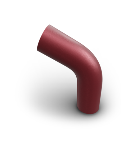 - Sisteme invelitori si fatade - Cot Ø60 grade, BEL PROFILE, suprafata ”RainDrop” (semi-mat) Ø150/90, RAL 7016