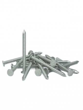 - Accesorii invelitori si fatade - Cuie constructii, vrac, inox A4, cap plat, inelate 3,1x40 mm - 1 kg