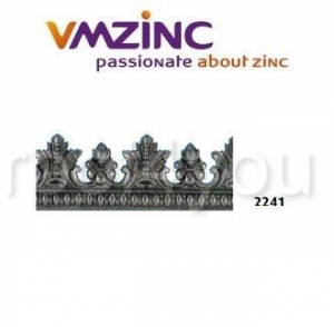 Decor brau - Decor standard VMZINC, inaltime 120 mm, lungime 1060 mm, Model 2241