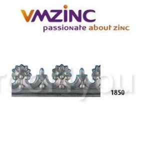 Decor brau - Decor standard VMZINC, inaltime 130 mm, lungime 965 mm, Model 1850