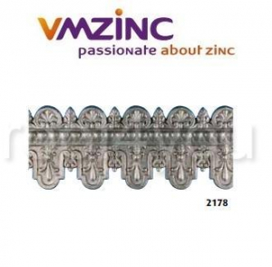 Decor brau - Decor standard VMZINC, inaltime 220 mm, lungime 987 mm, Model 2178