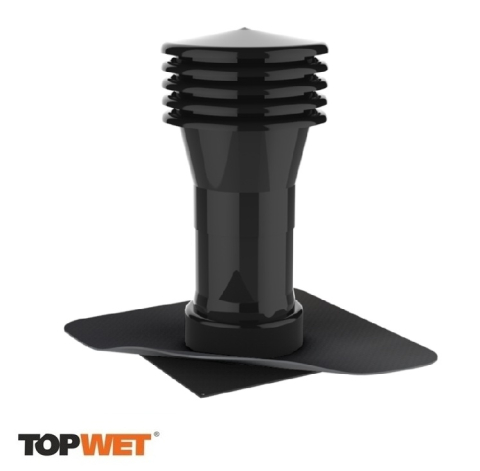 Aerisire - Deflector/Aerisire TOPWET cu flansa din membrana EPDM, DN 160