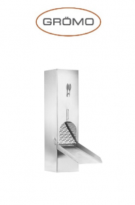 Burlane ornamentale - Deversor cu clapeta rectangular 80/80, Titan Zinc natural Gromo