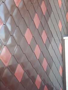 ECO-R line - solzi metalici din otel prevopsit model romboidali, 40buc/mp [4]