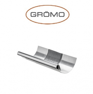 Burlane ornamentale - Element dilatare jgheab semicircular 333, Titan Zinc natural Gromo