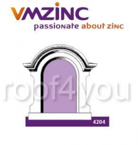 Lucarne - Fereastra lucarna standard VMZINC, golul de fereastra 0.90 x 0.55 m,  inaltime 1.27 m, latime 1.17, Model 4204