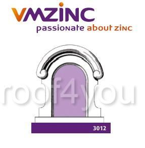 Lucarne - Fereastra lucarna standard VMZINC, golul de fereastra 0.90 x 0.55 m,  inaltime 1.36 m, latime 1.17, Model 3012