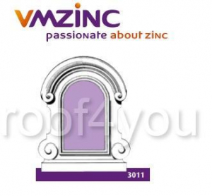 Lucarne - Fereastra lucarna standard VMZINC, golul de fereastra 0.90 x 0.70 m,  inaltime 1.50 m, latime 1.37, Model 3011