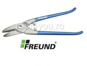 Foarfeci - Foarfeca cu lama curbata, taiere dreapta, 275 mm, Freund