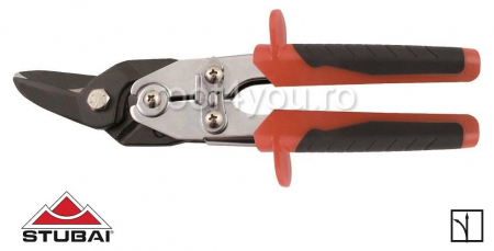 Foarfeci stanga - Foarfeca speciala pentru tăiat tabla, stanga, 260 mm