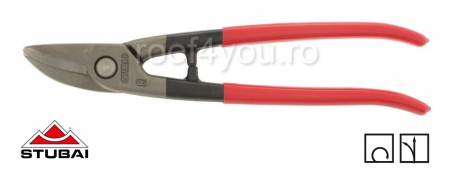 - Scule si utilaje - Foarfeca tabla pentru taieri circulare stanga, maner PVC, Stubai