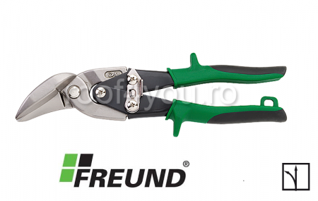 Foarfeci - Foarfeca pentru tabla, 240 mm, stanga, Freund