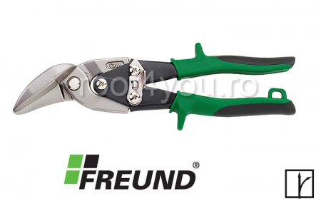 Foarfeci dreapta - Foarfeca decupaje de taiere offset, 240 mm, dreapta, Freund