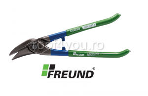 Foarfeci - Foarfeca taieri drepte pe dreapta, 260 mm, PVC, verde, Freund